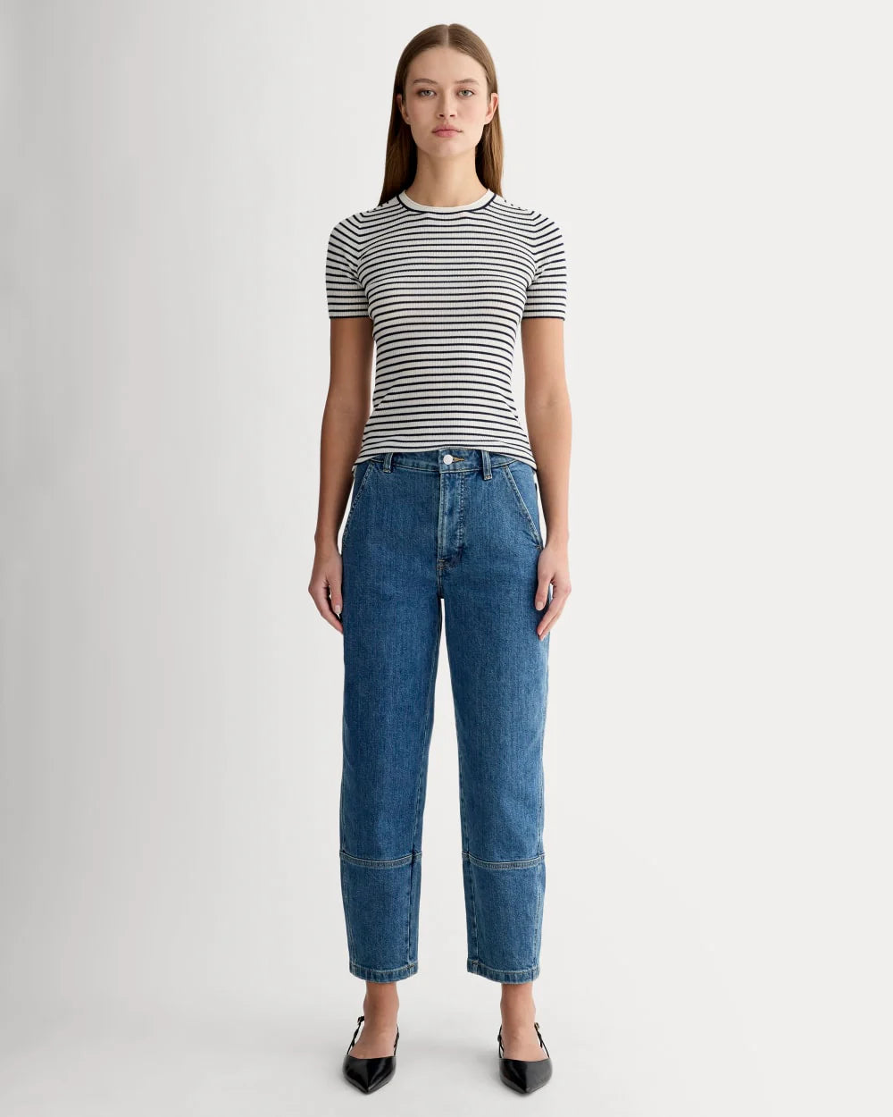The Utility Barrel Jean | New Blue | Regular