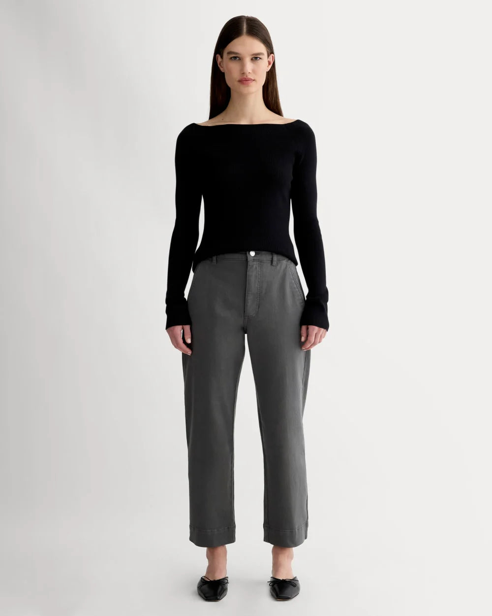 The Utility Straight-Leg Pant | Graphite | 26.5" Inseam