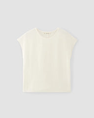 The Mini Jacquard Stripe Top | Bone