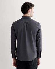The Slim Oxford Shirt | Slate Grey | Tall