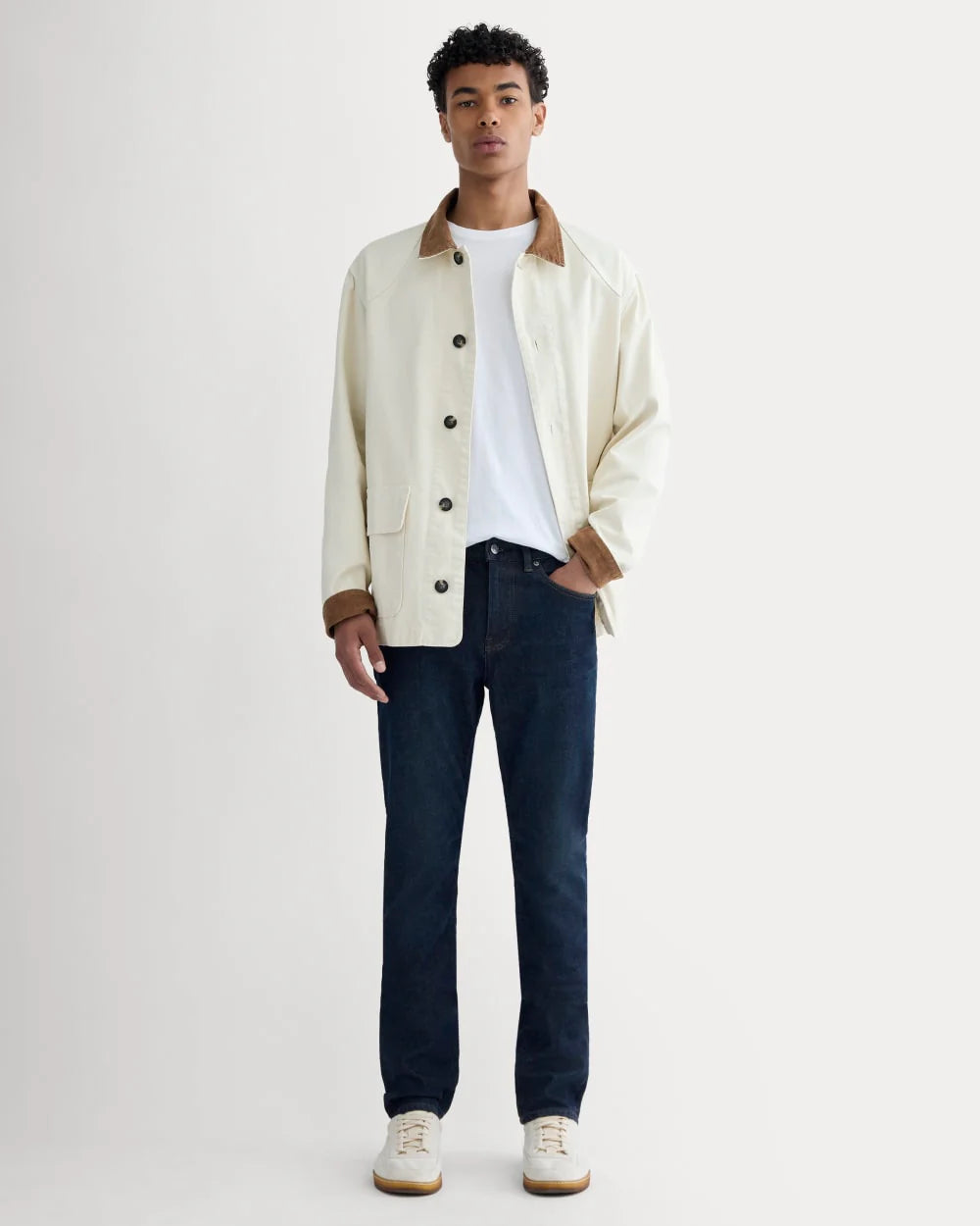 The Slim 4-Way Stretch Organic Jean | Uniform  | Deep Indigo