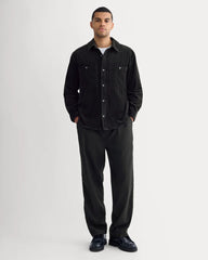 Wide Wale Corduroy Shirt | Black