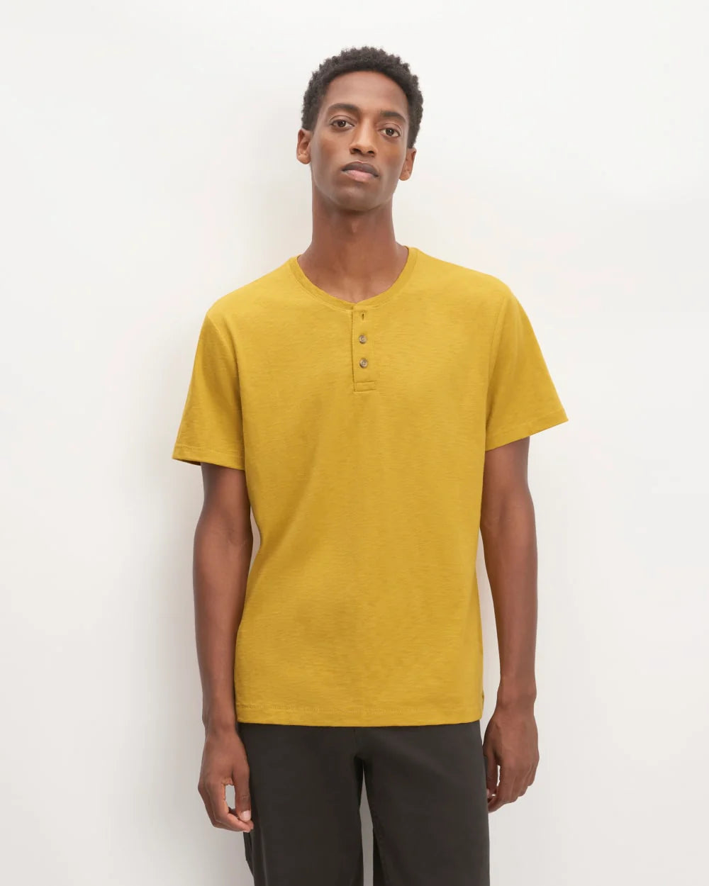The Cotton Slub Henley | Honeycomb