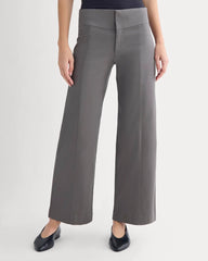 Tailored Drape Seam Pant | Charcoal Grey