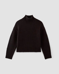 The Cloud Oversized Turtleneck | Black