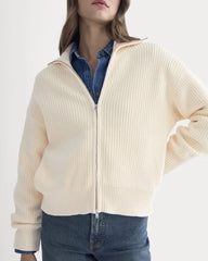 The Full-Zip Sweater in Everyday Cotton | Canvas