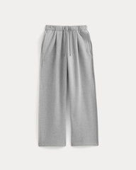 Luxe Fleece Pleated Sweatpant | Vintage Heather Grey