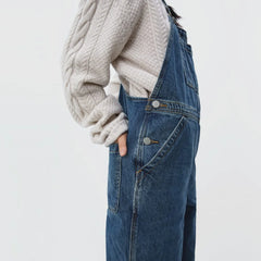 The Denim Overalls | Medium Indigo