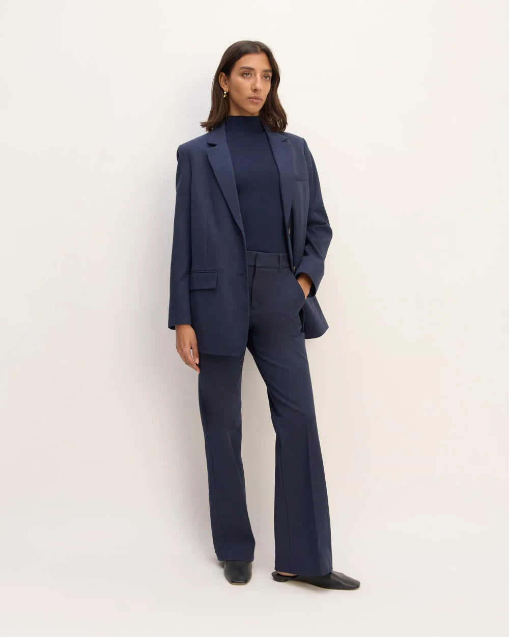 The Bi-Stretch Flare Pant | Navy