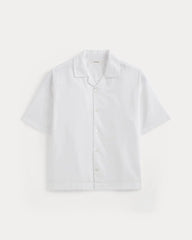 Cropped Resort Shirt | White