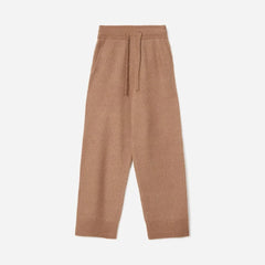 The Cozy-Stretch Wide-Leg Sweatpant | Camel