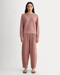 The Off-Duty Barrel Pant | Brown Garment Dye