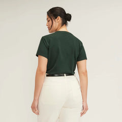The Box-Cut Tee in Essential Cotton | Scarab | No Pocket