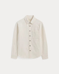 The Canvas Organic Cotton Overshirt | Bone