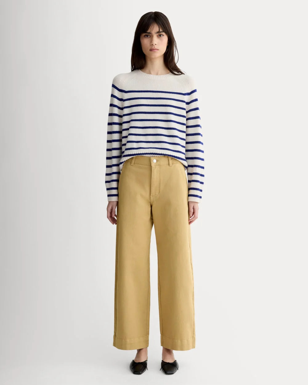The Utility Wide-Leg Pant | Classic Khaki