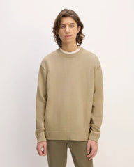 The Classic Sweater in Everyday Cotton | Trench Coat Khaki