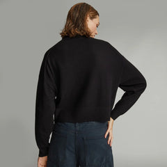 The Luxe Merino Turtleneck | Black