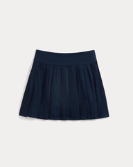Utility Pleated Mini Skirt | Navy