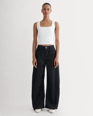 The Gardener Pull-On Jean | Dark Indigo