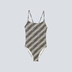 The String One-Piece |  Black / Canvas