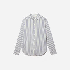 The Must-Have Shirt in Silky Cotton | Deep Blue / Canvas