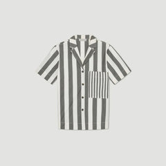 The Poplin Shirt | Bone / Black