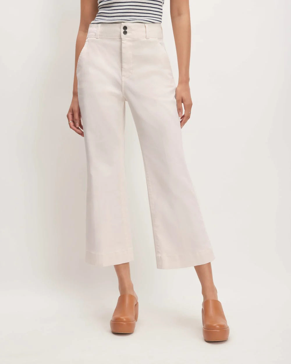 The Organic Kick Flare Pant | Bone