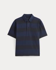 Vintage Rugby Polo | Navy / Black