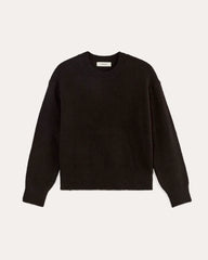 The Cocoon Crew in Plush Cotton | Black