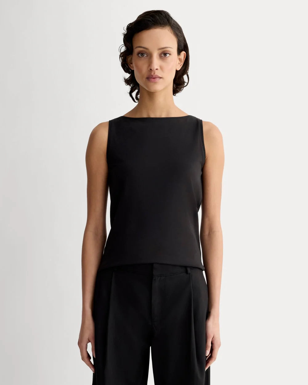 The Form Boatneck Tank | Black