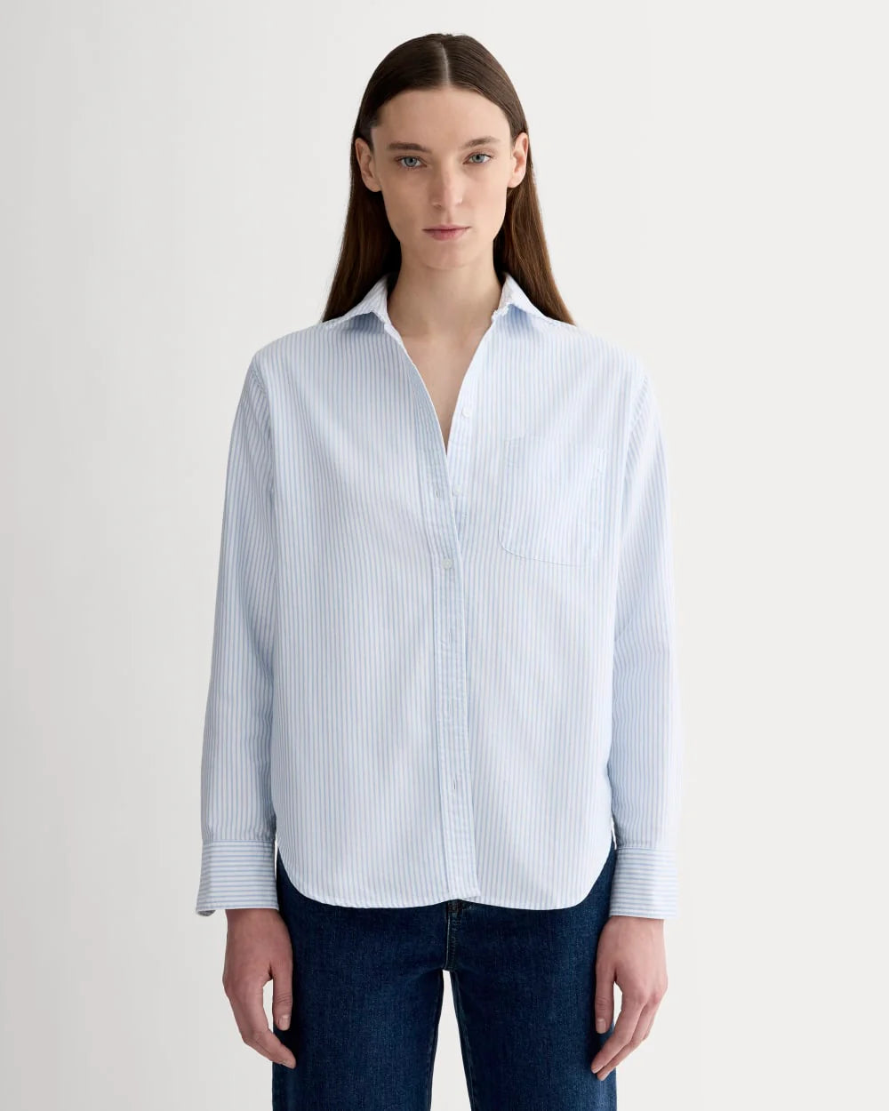 The Must-Have Oxford Shirt | White / Blue