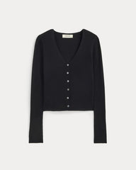 The Cardigan in Ultrasoft Merino | Black