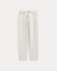 Low-Rise Straight Jean | Ecru
