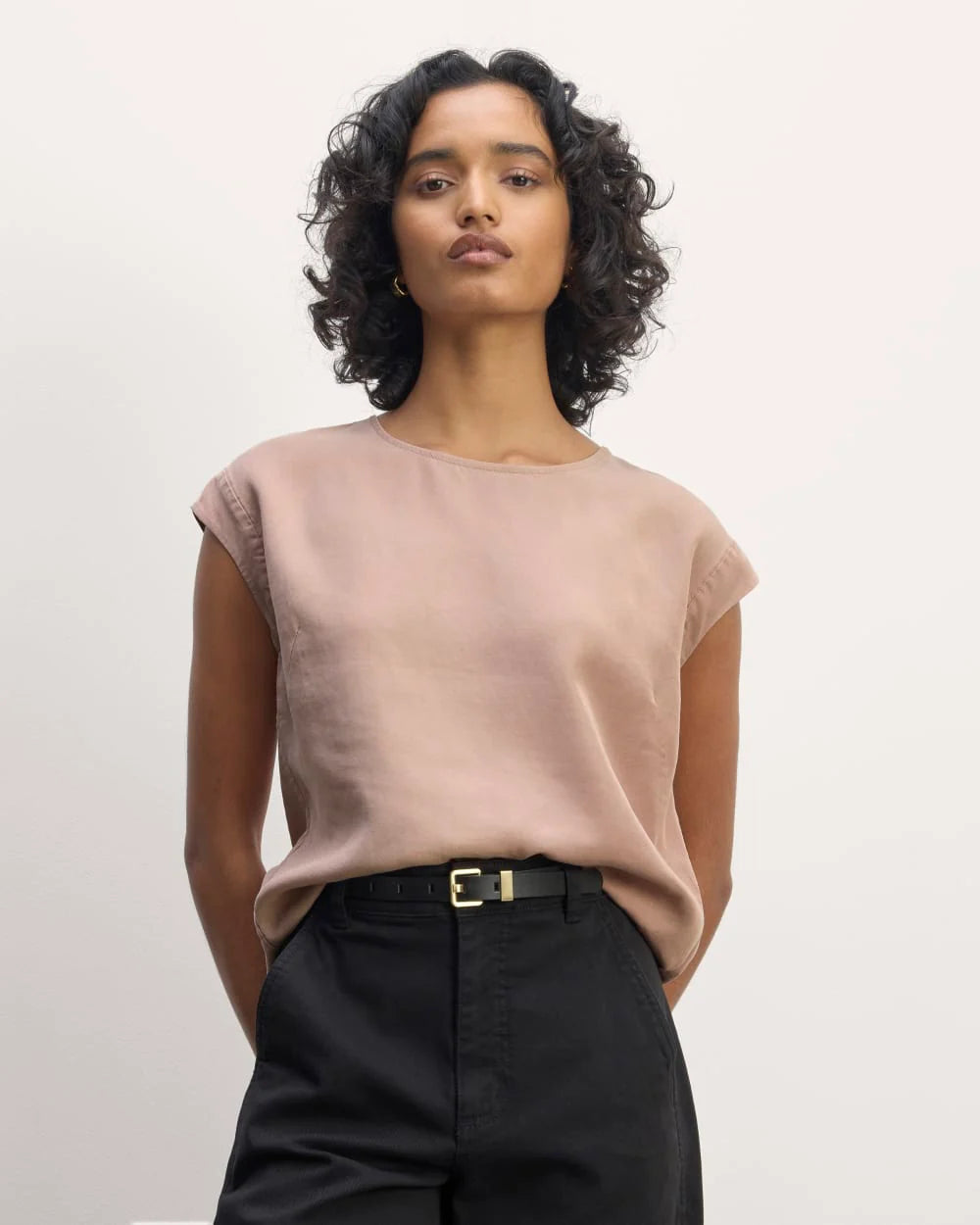 The Muscle Top in Butterlite | Dusty Rose