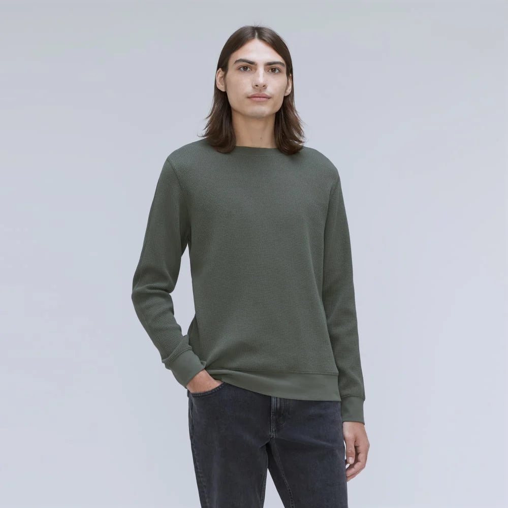 The Waffle Long-Sleeve Crew Tee | Kambaba