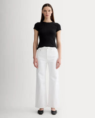 The Cozy Rib Tee | Black