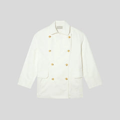 The Organic Cotton Herringbone Jacket | Bone