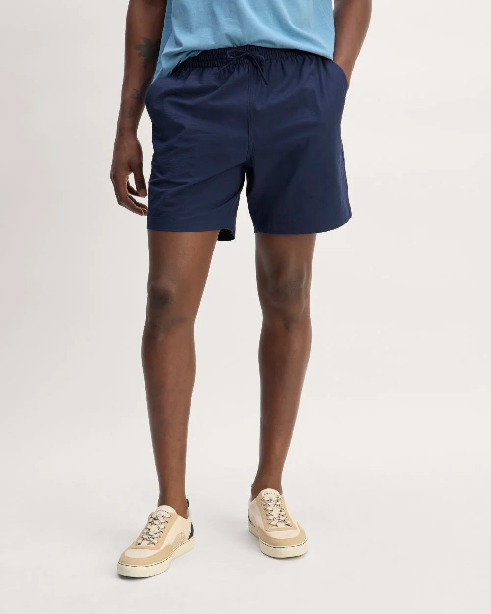 The Seersucker Short | Deep Blue