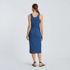 The ’90s Rib Dress | Deep Blue