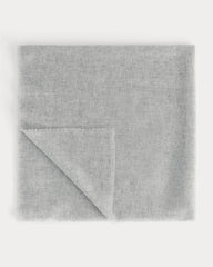 The Cashmere Feather Scarf | Heathered Grey