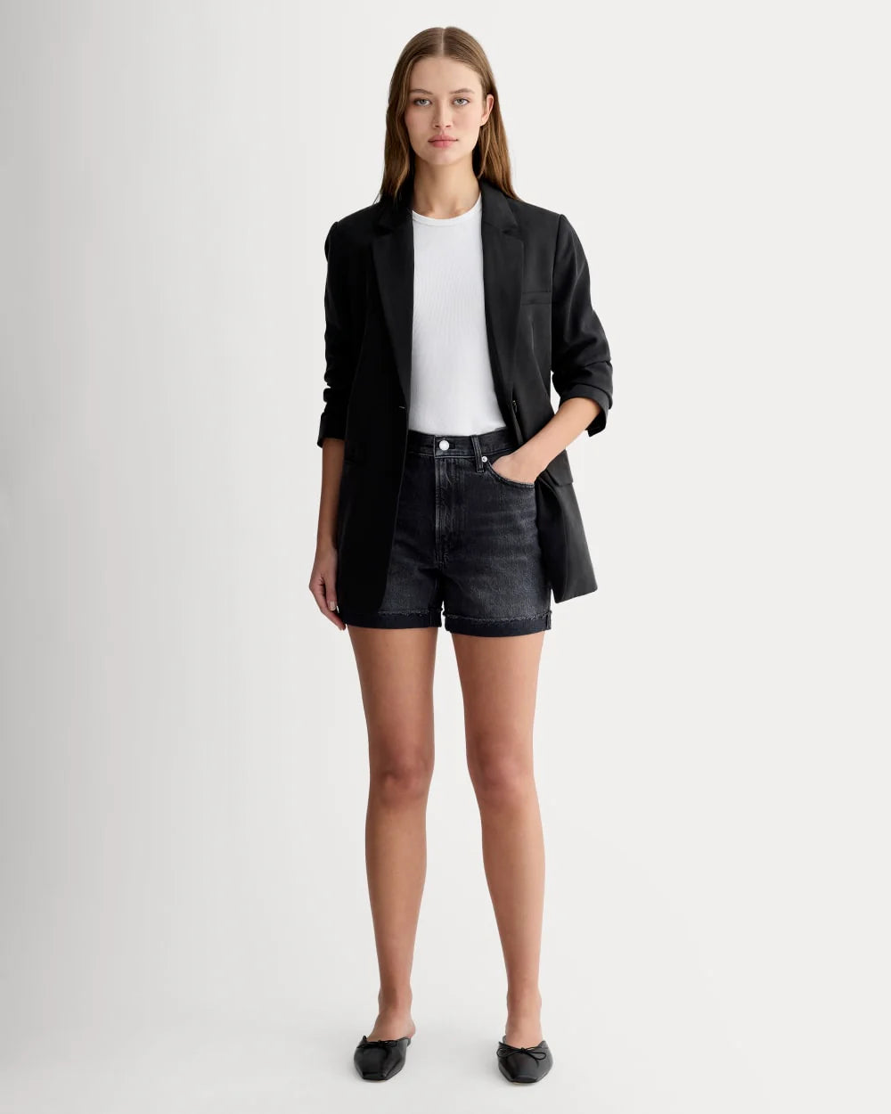 The Cheeky Jean Short | Vintage Black