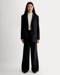 The Linen Way-High® Drape Pant  | Black