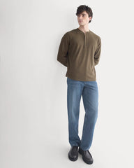Vintage Rib Henley | Beech