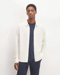 The Long-Sleeve Pique Shirt | Bone