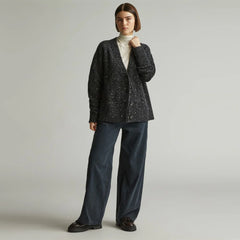 The Confetti Cardigan | Black Multi