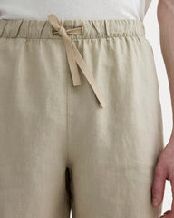 The Linen Easy Short | Trench Coat Khaki