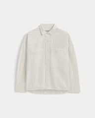 The Boxy Oxford | White