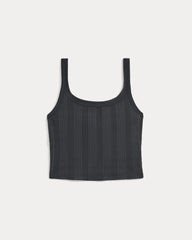 Lounge Rib Tank | Navy