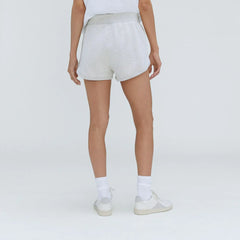 The Track Sweatshort | Light Heather Grey
