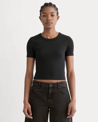 The ’90s Rib Tee | Black